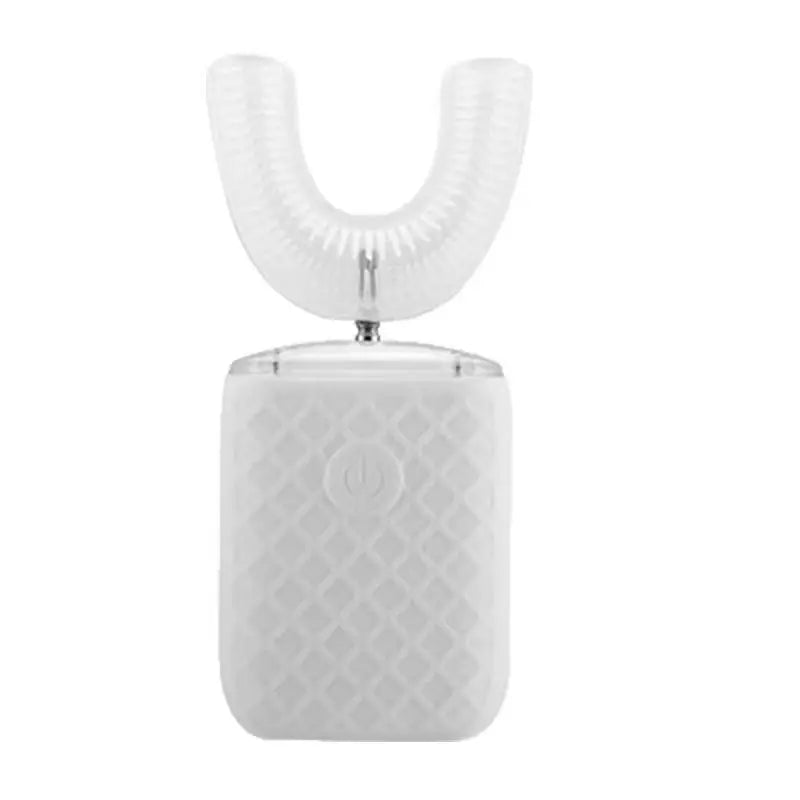 White 360° automatic sonic electric toothbrush for adults and kids