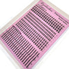 A package of DIY lash extensions featuring bottom lashes and lash spikes in various styles.