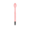 A pink high frequency facial electrotherapy wand with a silver tip.