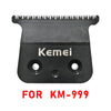 Black Kemei hair trimmer head designed for KM-999 model.