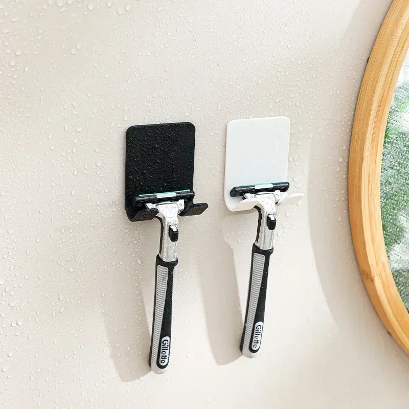 Wall Mounted Razor Storage Hook Rack