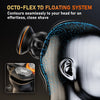 لقطة مقربة لآلة حلاقة لحية Octo-Flex 7D تصف شكل الرأس.