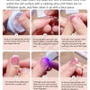 Instrucciones para usar pegamento de uñas sólido para aplicar uñas postizas