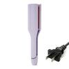 A purple professional ceramic hair curling iron with a black cord.