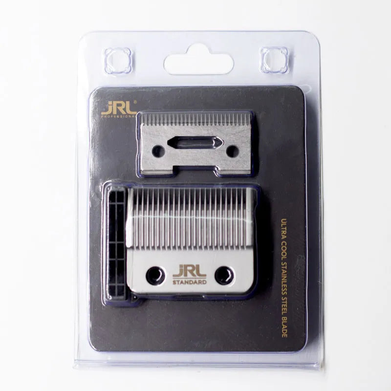 A package containing a JRL Standard stainless steel blade for a precision electric hair trimmer kit.