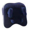 A dark blue electric massage pillow designed for neck, shoulder, and leg relief.
