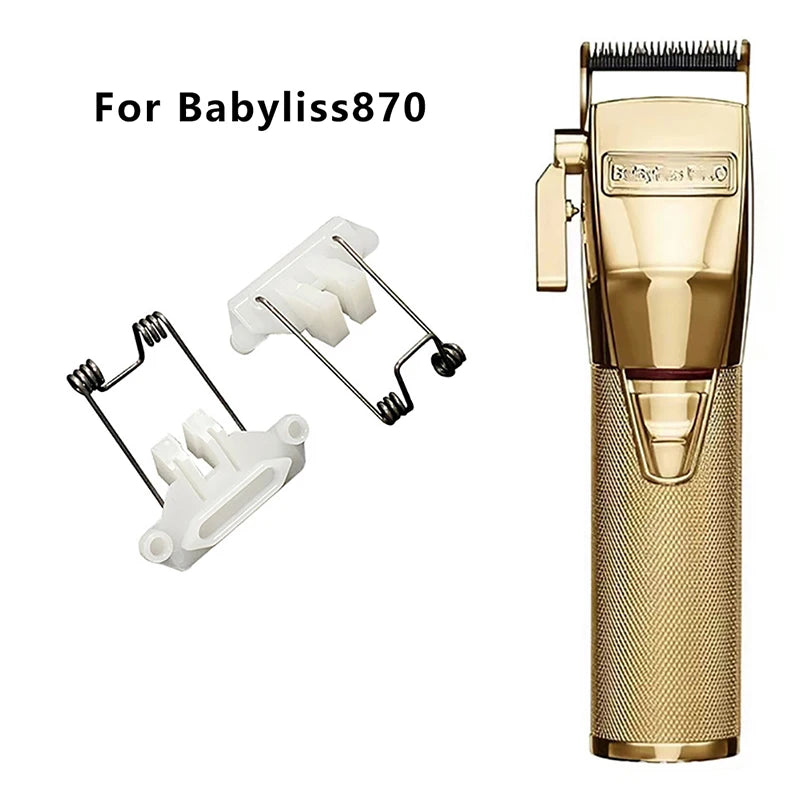 A hair clipper swing head replacement parts kit for a Babyliss 870, showing the main body and separate components.