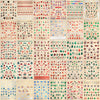 A collection of Christmas Santa Claus 3D nail art stickers featuring various glitter designs and festive seasonal themes.