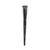 A black professional makeup brush used for contouring and highlighting.