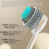 Gros plan d'un kit de brosse à dents avec poils en silicone pour transplantation capillaire triple étape et nettoyage gingiva