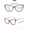 A pair of elegant cat eye reading glasses with a tortoiseshell pattern and pink frames shown in multiple views.