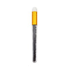 Eyelash extension cleaning bottle with a precision applicator brush and gold cap
