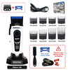 Rosyous Pro professional electric hair clipper with various attachments and accessories