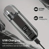 قَصّافة أنف وأذن وشعر محمولة قابلة لإعادة الشحن عبر USB مع شاشة رقمية ومنفذ شحن.