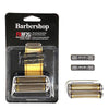 Replacement foil shaver blade heads for a barbershop electric shaver.