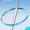 A silver electric toothbrush is shown with a blue circular graphic indicating 30 seconds of intelligent timing.