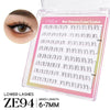 A box of VYRILA self-adhesive lower lashes labeled ZE94 mixed length 6-7mm eyelash extensions.