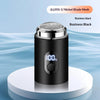 Business black JLL050-1 Nickel Blade Mesh electric shaver on a white stand