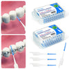 Paquete de hilo dental y palillos de dientes de silicona para higiene bucal