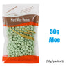 A package of Hard Wax Beans for beauty and skin hair removal, packaged in a brown pouch.