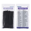 Pack of 20 ligature ties in various colors for dental orthodontic use