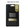 Black set for 8164 includes a gold foil cutter bar assembly and a bump-free component.