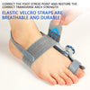 Sangles élastiques velcro utilisées pour corriger les points de stress du pied et restaurer la force de l'arche transverse.