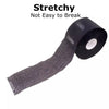 Roll of stretchy black disposable neck paper used for salon procedures