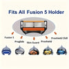 A set of six replacement razor heads for a Fusion 5 holder, including Proglide, Skin Guard, Proshield, and Chill.