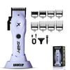 A purple BRDCLIP professional multi-function hair grooming kit with various grooming tools displayed.