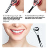 Three steps for cleaning the tongue using a silicone tongue brush and scraper