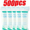 A pack of 500 pieces of premium cotton pads for makeup removal and face cleaning.