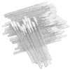 A collection of clear and white crystal lip brushes and lash spoolies arranged in a fan shape.