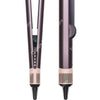 Secador y plancha de pelo 2 en 1 elegante en oro rosa.
