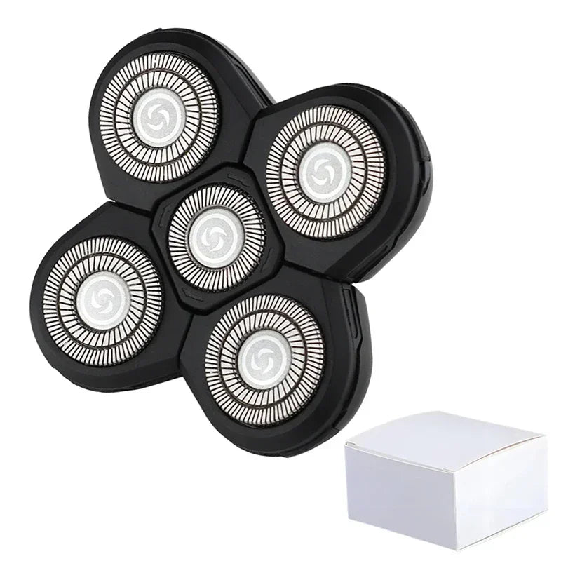 Schwarze Multifunktions-Elektroschaumköpfe und Nasenrasierer-Adapter