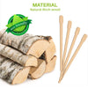 Bâtons de dépilation en bois de bouleau naturel pour sourcils et cheveux