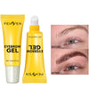 Yellow Peicen Eyebrow Gel product showing before and after results for eyebrow definition