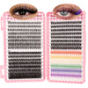Natural Wispy Cluster Eyelash Extensions