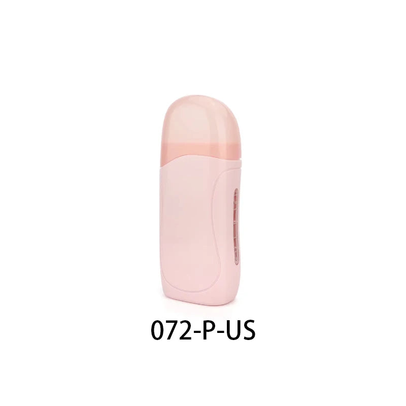 A pink professional waxing heater and depilatory kit with a rounded, elongated design.