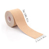 Beige wiederverwendbares elastisches Tape zur Gesichtshebung für die Kieferlinie, Länge 5m/196,8 Zoll.