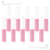 Un set de colle professionnelle rose pour ongles press-on et acryliques, montré dans divers emballages.