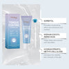 Oralhoo tongue coating cleaning gel and scraper set with ingredients listed