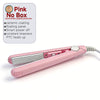 Rosa Keramik-Glätteisen mit schwimmender Platte und Smart-Power-Funktionen