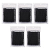 Pack of four bulk eyelash extension cleaning swabs in clear plastic packaging