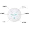 A white electronic foot spa massager with time settings ranging from 5 to 30 minutes.