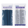 Pack of 20 ligature ties for dental orthodontics in various colors and sizes
