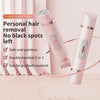 Pink portable electric body hair trimmer with a double headed shaver shown on a light background.