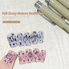 A set of Nail Cherry Blossom Graffiti Pens and various nail art designs on fingers.