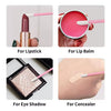 A set of disposable lip wands shown for applying lipstick, lip balm, eye shadow, and concealer.