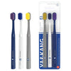 A set of five Yaking filaments toothbrushes for gum and oral cavity care packaged in a clear plastic container.